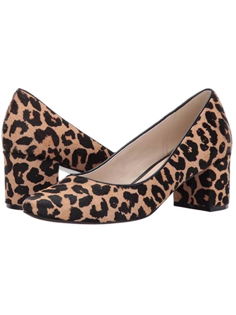 Cole Haan Womens Justine Ocelot Leopard Haircalf Classic Heels Womenโs Size 10.5